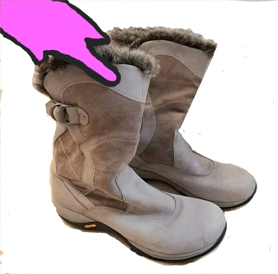 ¡Envío gratis! Usado en Excelente Condición - Botas Impermeables Dansko Cynthia Media Pantorrilla Slouch Talla 41 10-10.5 Foto 2 de 4