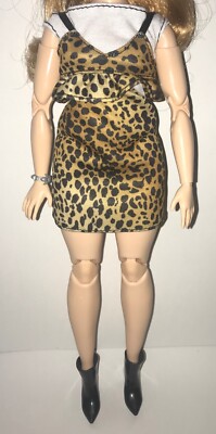 barbie leopard print dress
