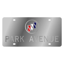 Buick Park Avenue 3d Chrome Premium Steel License Plate Official Licensed Buick Park Avenue 3d Chrome Premium Steel License Plate Official Licensed