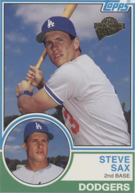 2003 Topps All-Time Fan Favorites - Steve Sax #42 - 1 of 1
