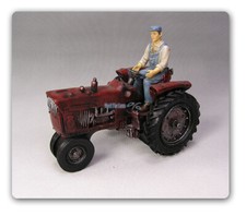 SCHLEPPER TRAKTOR TRECKER ANTIK OLTEIMER HISTORISCHER MODELL DEKO FAN ARTIKEL