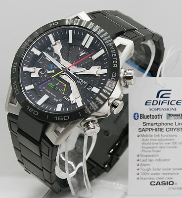   Casio Herrenuhr Edifice Solar Bluetooth  Saphirglas EQB-2000DC-1AER   