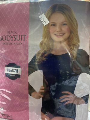Long Sleeve Black Leotard Ballet Dance Black Bodysuit Gymnastics S/M