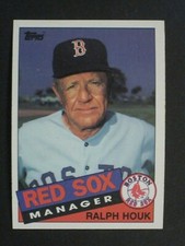 1985 TOPPS RALPH HOUK BOSTON RED SOX CARD #11!!!!!!! COMBINED SHIPPING