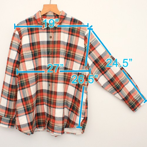 J. Crew Women's Sherpa-lined flannel shirt-sweater XXL Red Orange - Picture 4 of 7