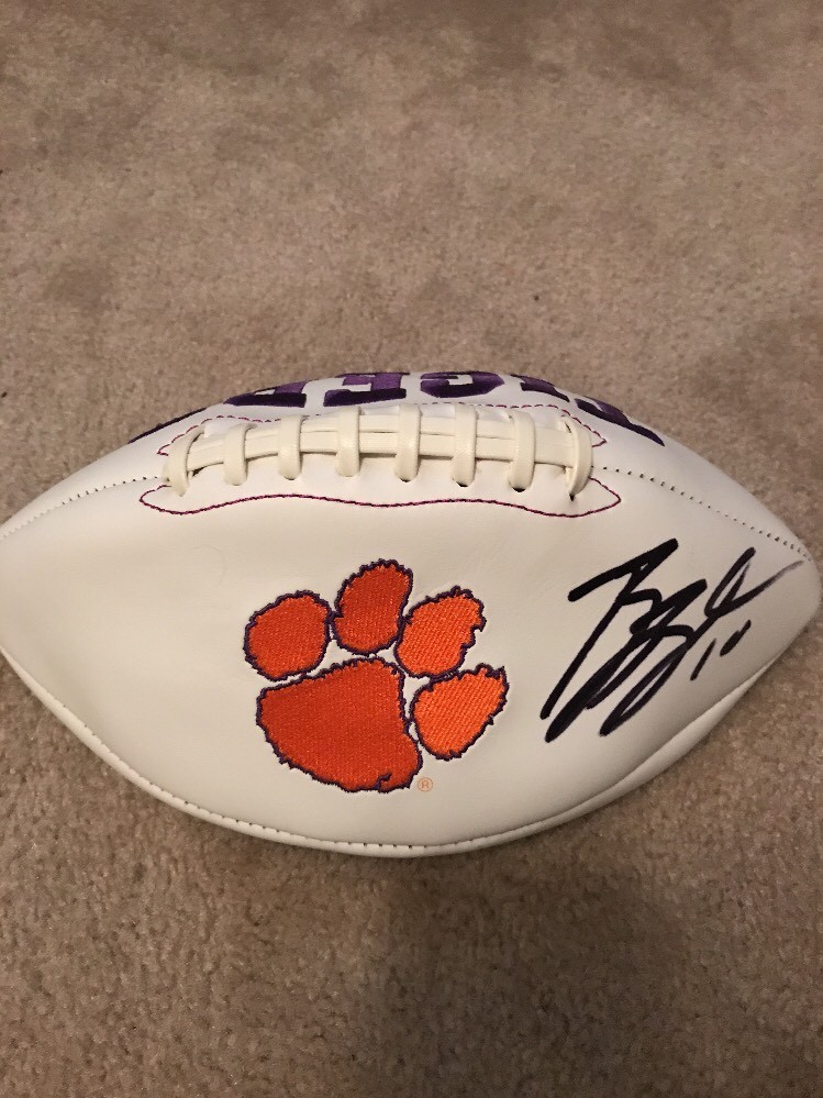 BEN BOULWARE SIGNED FULL SIZE CLEMSON BALL!