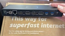 VisionTek VT4500 Dual Display 4K USB 3.0 USB-C Docking Station DOCK 901250 RB