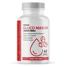Gluco Maxum Advanced Blood Sugar Health Support - 60 Capsules
