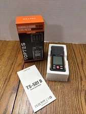 Toptes Handheld Sound Level Meter For Decibels TS-501B New Open Box Black Orange