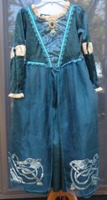 Disney Store Princess MERIDA Dress Costume Size 9/10