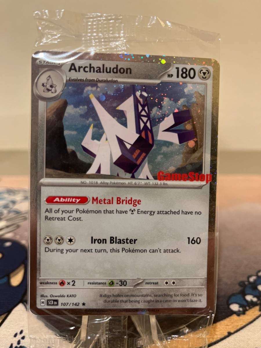 Pokémon TCG Stellar Crown Archaludon 107/142 GameStop Promo