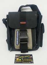 Nintendo Game Boy Advance Carrying Case Shoulder Bag Black Official OEM - NICE