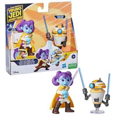 Star Wars Young Jedi Adventures Pop-Up Lightsaber Duel Lys Solay and Training...