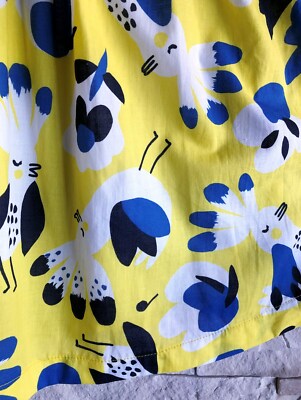 Robe Catimini Pour Fille 12 Ans - Motif Oiseau Martin-pêcheur - Effet T-shirt + Jupe - Comme Neuve