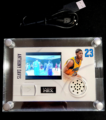 2012 ANTHONY DAVIS PANINI HRX VIDEO CARD RC ROOKIE WORK WITH