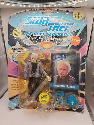 #ad #ad Star Trek Deep Space Nine Admiral McCoy Action Figure Damaged Packaging $9.88