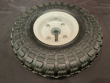 Pneumatic 10" Tires Wheels Wagon Hand Truck Dolly Go Cart Garden Tractor Trailer