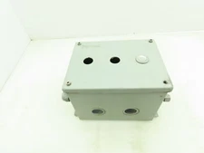 SCE 8x6x6" Steel Electrical Enclosure Junction Box with Euro 4 Terminal Blocks