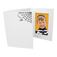 Halloween Spider Web Photo Folders For 4x6 Vertical 25 Pack 