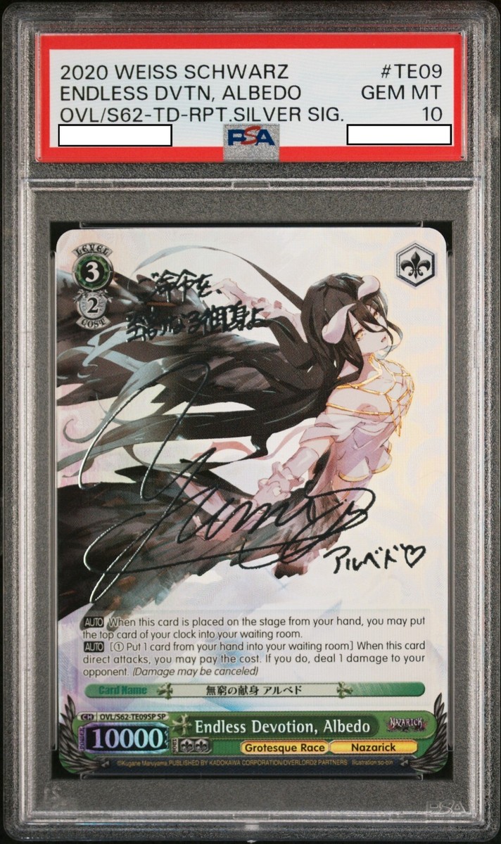 PSA 10 Weiss Schwarz OVERLORD Albedo English ver. OVL/S62-TD PSA 10 Weiss Schwarz OVERLORD Albedo English ver. OVL/S62-TD