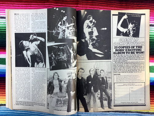 Look-in Magazine 18th Feb 1978 issue 8 Retro Eddie & the Hotrods - Picture 8 of 13