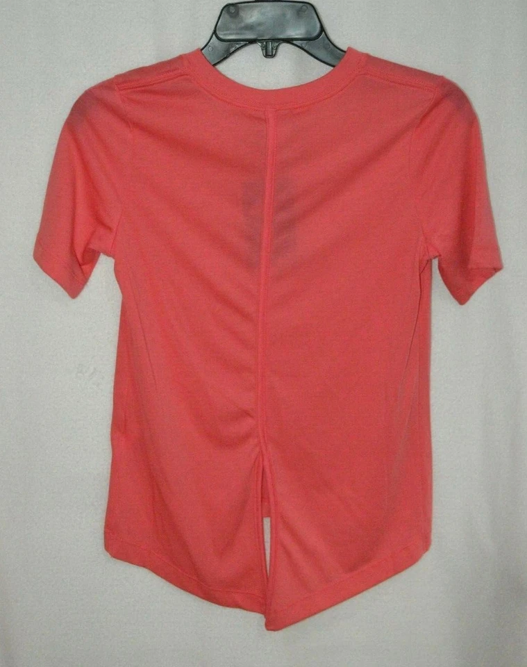 Camiseta Nike Big Girl Coral/Blanco Dividido Tail Core (AT3350-823) - Tallas S/M/L Nueva con Etiquetas Foto 4 de 4