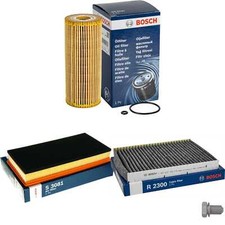 BOSCH Inspektionspaket Filterset für VW Golf IV Variant 1J5 1J1 1J6 Audi A3 8L1