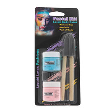 2-Pack Pastel Liquid Latex Kit   Blue  Pink, Includes two 1 oz Brushes