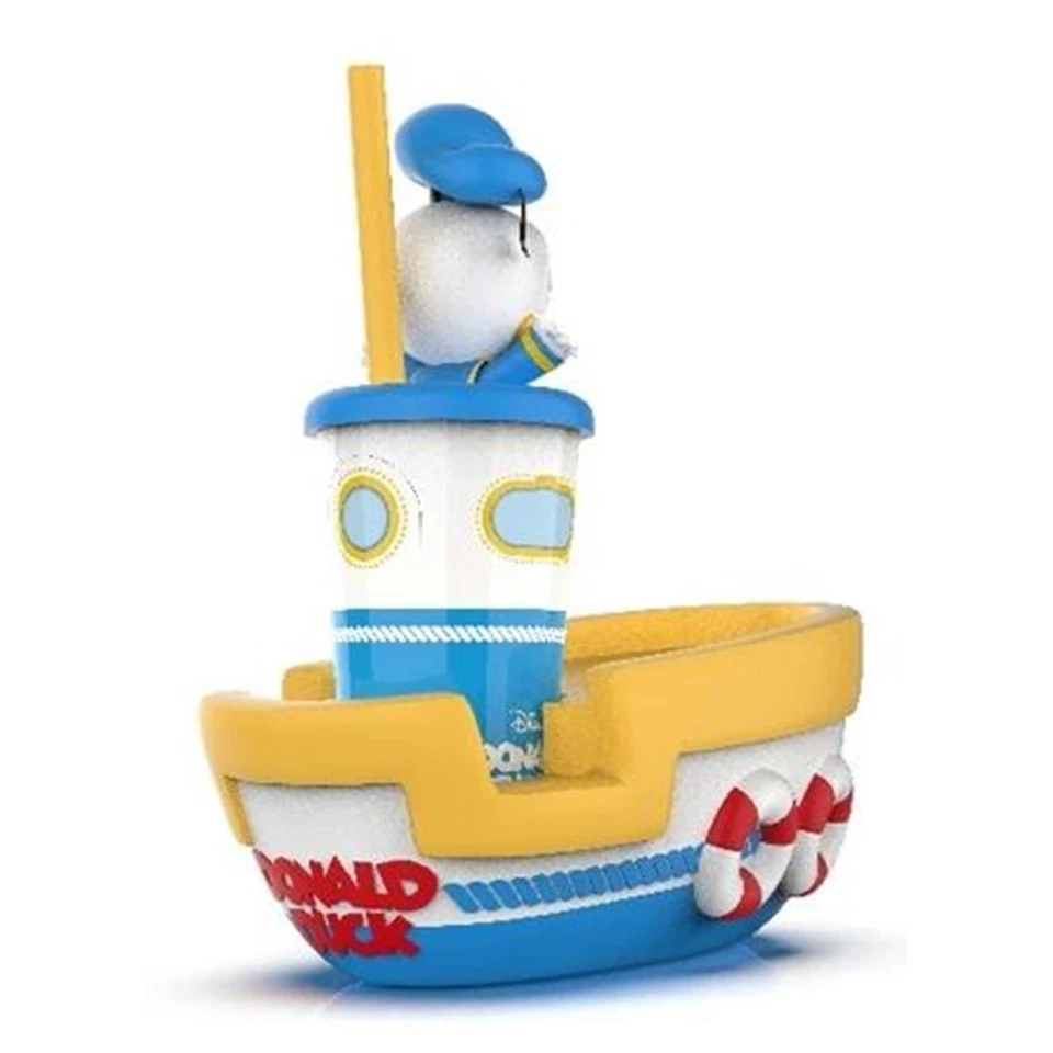 Donald Duck Popcorn-Eimer Disney mit roter blauer gelber weißer dekorativer Aufb - Bild 3 von 4