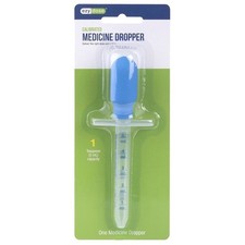 Cuentagotas de medicamentos calibrados con capacidad de cucharadita Ezy Dosis Los colores pueden variar 1 Ct