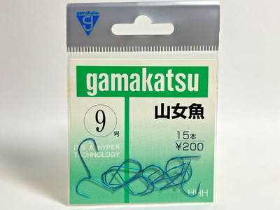Gamakatsu YAMAME Baithook #9 Blue 15pcs Old Package