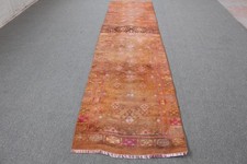 Turkish Vintage Rug, 2,9x11,6 ft Runner Rug, ...