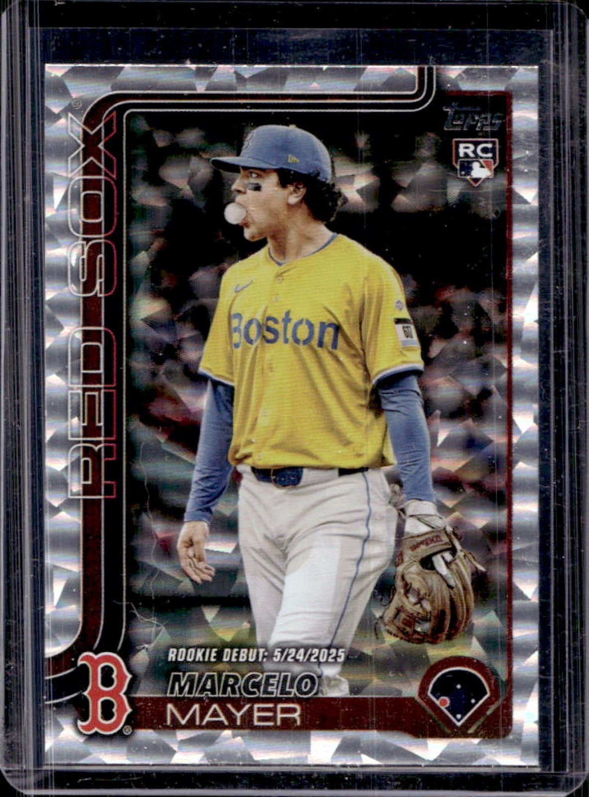 2025 Topps Update Marcelo Mayer RC Silver Crackle Foil Rookie Debut #US276