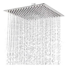 Regendusche Duschkopf 12 Zoll Edelstahl Selbstreinigend 30 5 x 30 5 cm Chrom