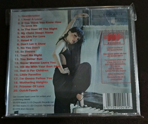 Pat Benatar - In the Heat of the Night & Crimes of Passion Near Mint CD - Picture 4 of 6