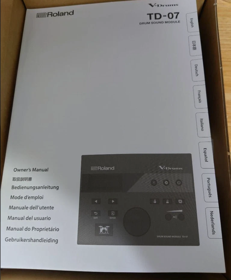 Roland TD-07 DRUM SOUND MODULE V-Drums 143 Tones Bluetooth USB DC12V - Image 3 of 3