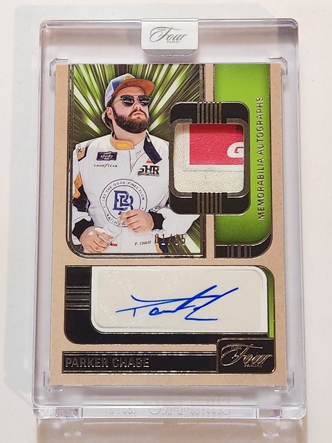 2025 Panini Turn Four Racing Memorabilia Auto #MA-PCS Parker Chase #01/35!!!