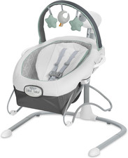 Graco Soothe  N Sway LX Portable Baby Swing and Baby Bouncer Bouncer, Multi Dire