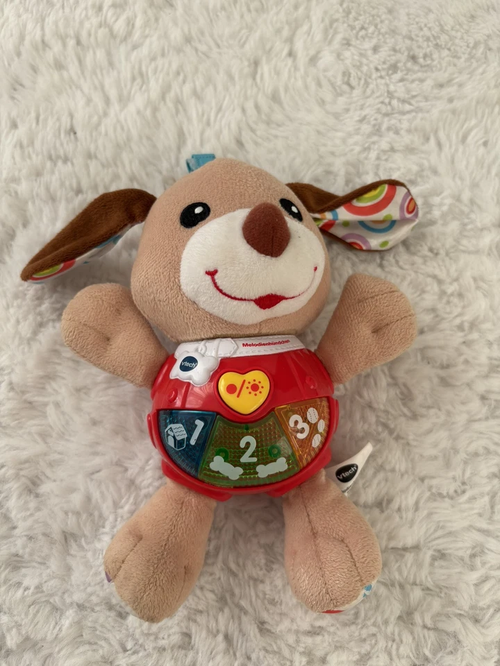 Vtech Melodienhündchen Plüsch Spielzeug Sehr gut Erhalten