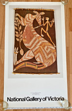Impresión artística aborigen MIMI HUNTER AND FEEDING KANGAROO por Spider Namirrkgi Nabunu