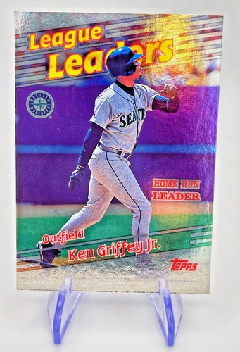 1999 Topps Baseball Card League Leaders Ken Griffey Jr #224 MINT!