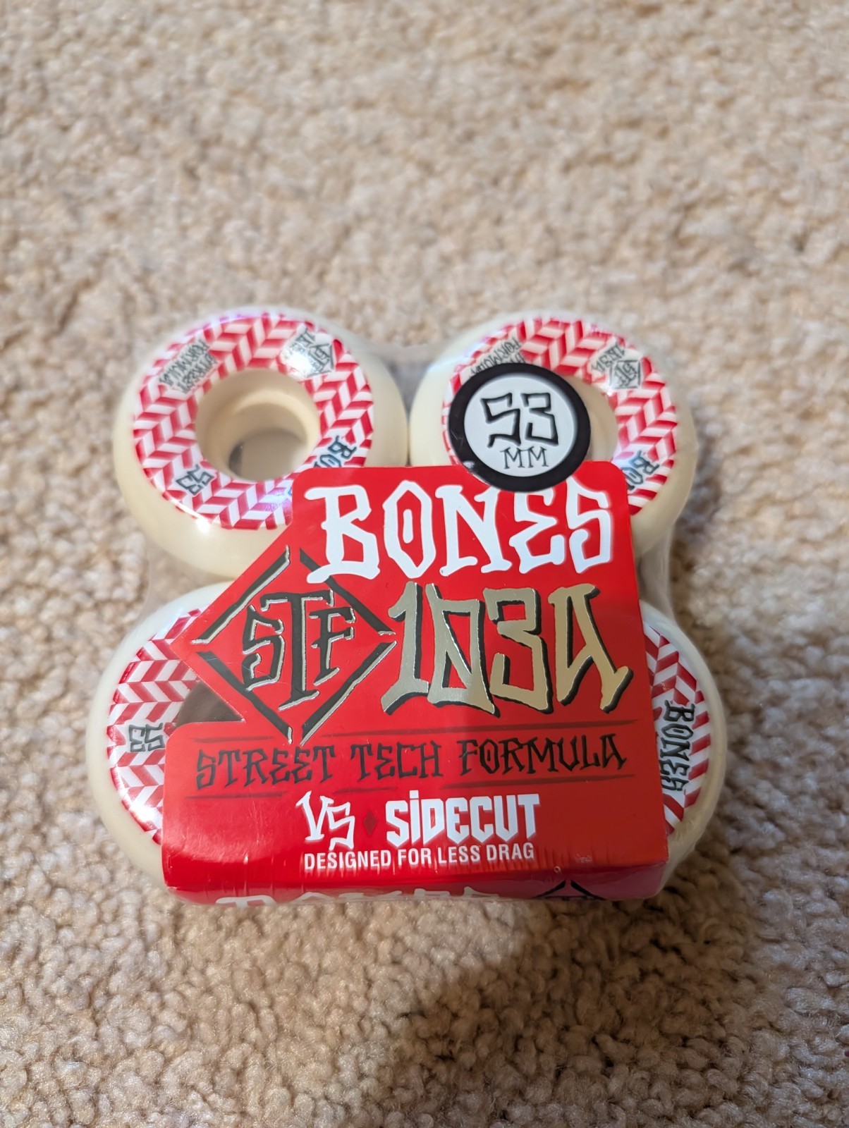 Wheels V5 53mm New 103a New In Package Set Of 4