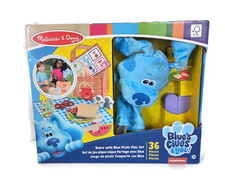 Melissa  Doug Blues Clues 36 Picnic Set Hand Puppet NEW Ages 3 