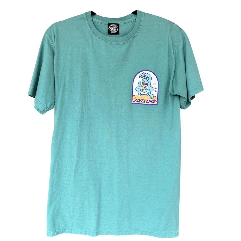 Graphic Tee Medium Green Surf Skate Streetwear Shirt