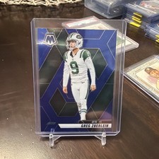 Greg Zuerlien 2025 Mosaic Football Blue No Huddle New York Jets /99 no.191 