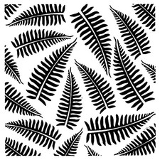 Really Great Stencils, Palm Leaves 3 Stencil, 6x6", Fronds, Leaf, Background