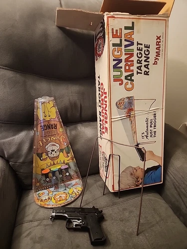 MARX Jungle Carnival target range vtg   toy