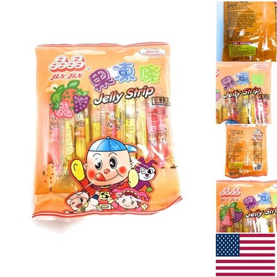 Delicious Jelly Straws in Assorted Flavors - Perfect for Kids Parties - 14.7 Oz