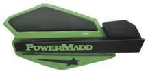 Powermadd Star Series Handguards - Green/Black Motorcycle ATV/UTV Street Bike