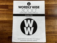 Wordly Wise 3000 Book 4 Answer Key 4th Editio...